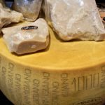 Parmigiano cheese wheel