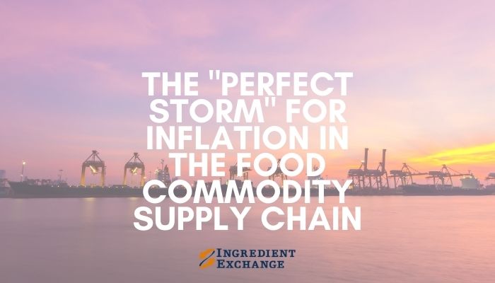 The Perfect Storm for Inflation in the food commodity supply chain Blog Post for Ingredient Exchange Surplus